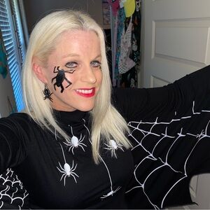 Ladies Leg Avenue Black Spider Halloween Costume